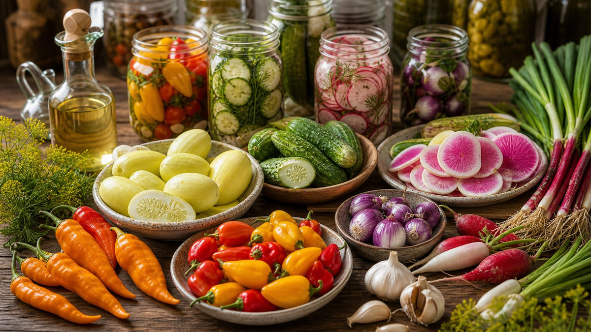 Les meilleures graines pour les cornichons, les aliments fermentés et les conserves