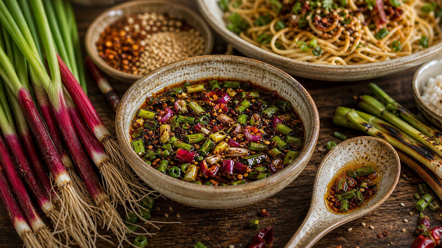 Red Beard Scallion Oil