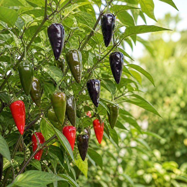Black Lantern poblano-type peppers
