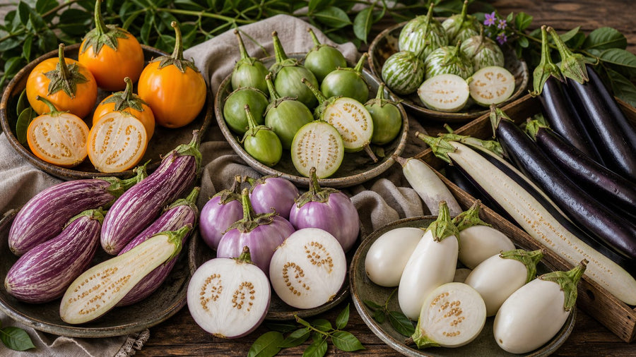 Eggplants for Cooks Who Are Bored of Standard Purple