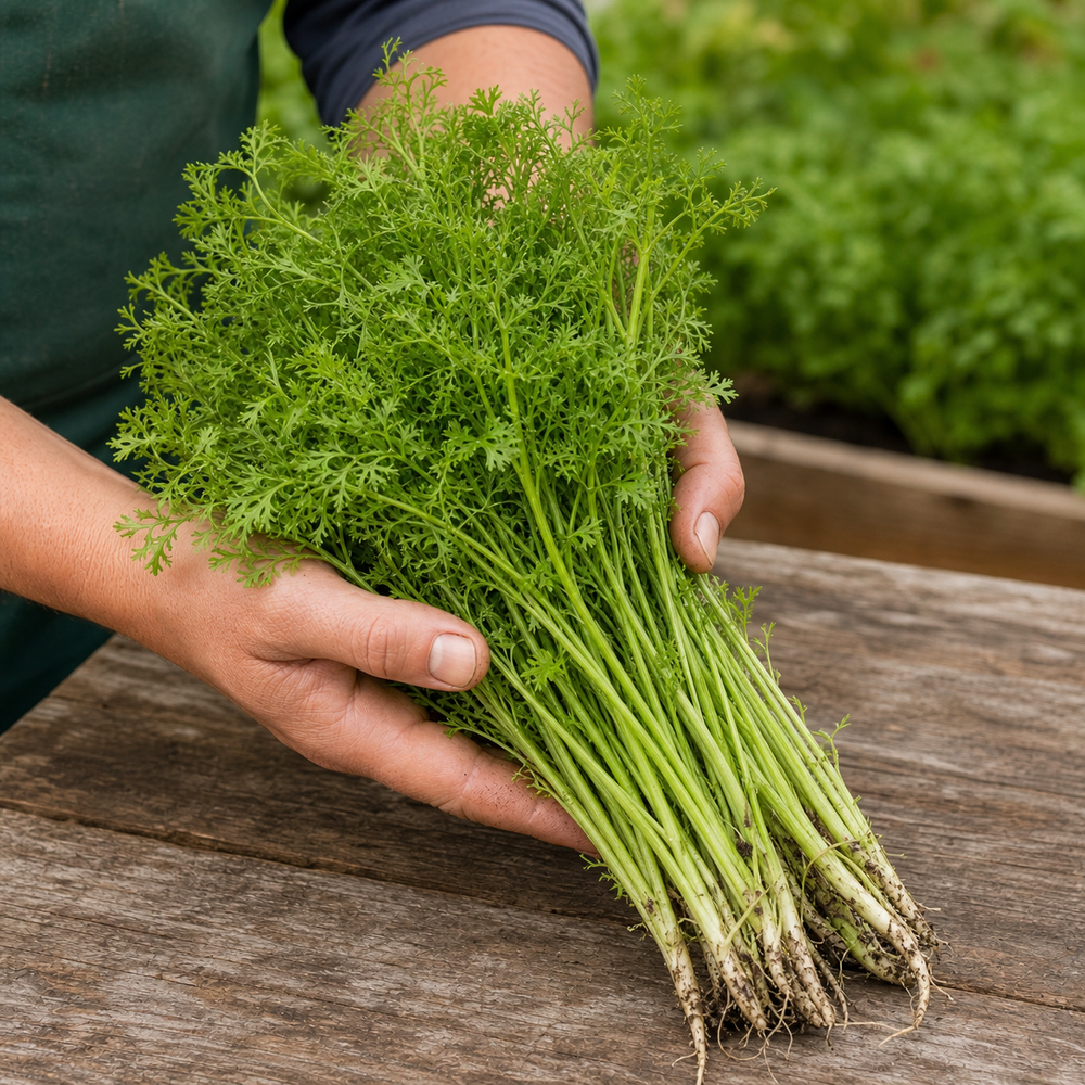 Confetti Coriander Seeds freshly harvested
