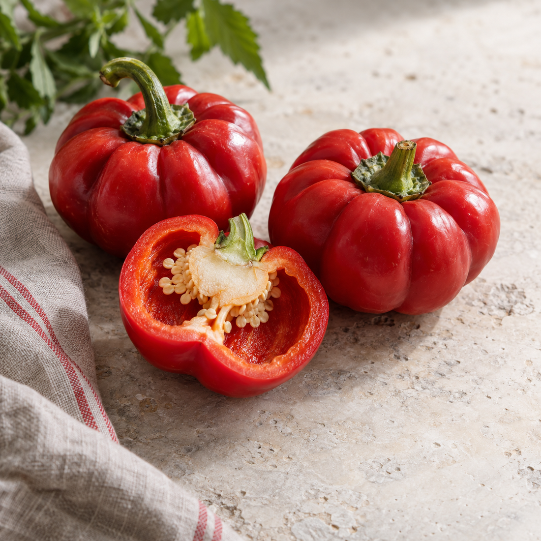 Round of Hungary Pepper — culinary view (AI-generated illustration)